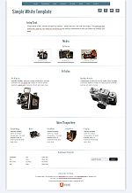 Simple White template